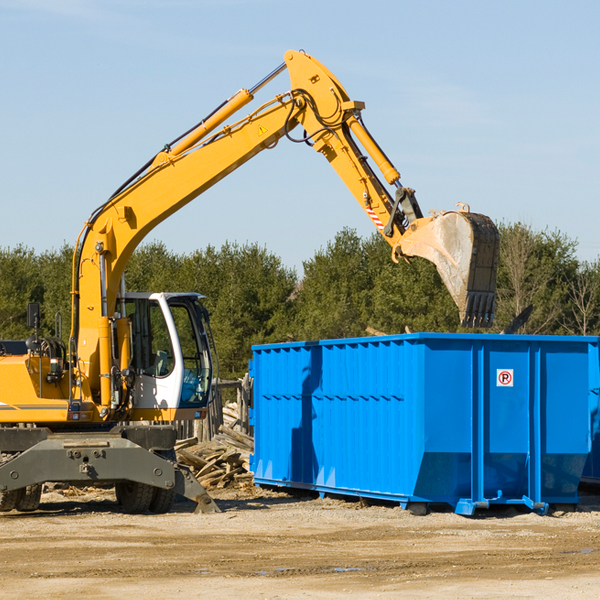 what size residential dumpster rentals are available in Princeville